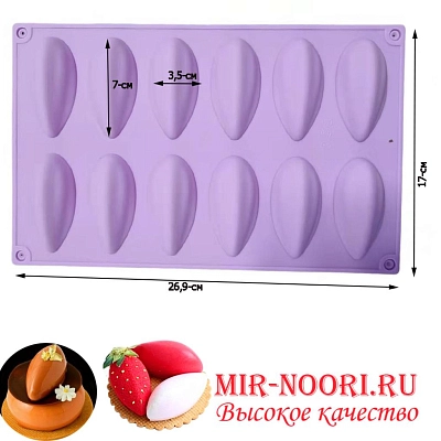 Форма для выпек.Капля 2912(1х200)