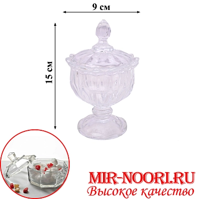 Сахарница стекло 5262 (1х36)