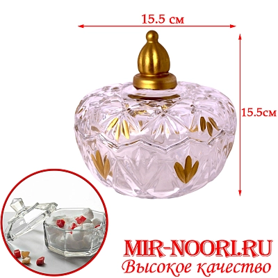 Сахарница стекло 5286 (1х12)