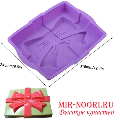 Форма силик.прямоуг.Бант 1694 (1х144)