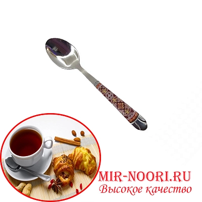 Ложка чайная  МОЗАЙКА красная 7017-3 (1х600)