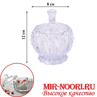 Сахарница стекло 5266 (1х48)