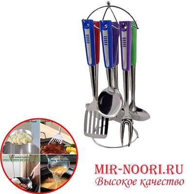 Набор Ложка+половник+шумов.цв. 904 (1х24)