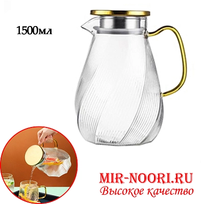 Графин с металл. крышкой 3752 (1х36)