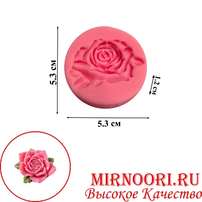 Форма силикон.(роза) 1655 (1х200)