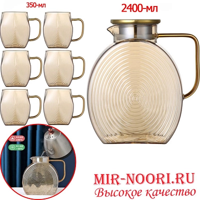 Набор графин+ 6 кружек 3771 (1х8)