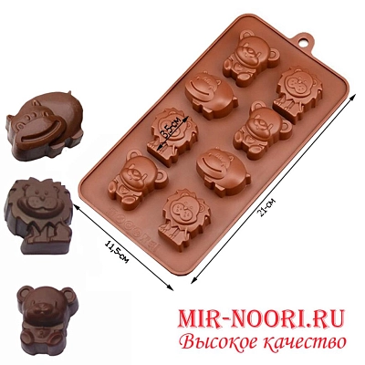 Форма для выпек.зверушки  2449 (1х240)