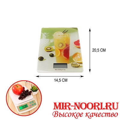 Весы кух.квадратн.5 кг1670 (1х20)