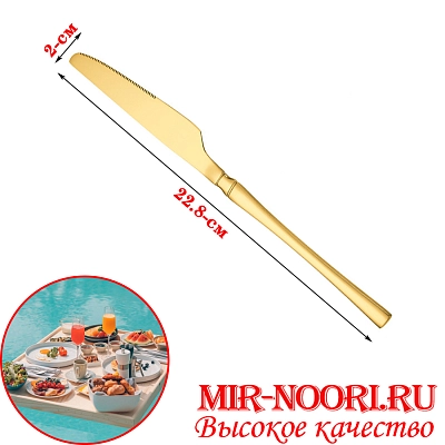 Нож столовый ЗОЛОТО 4998-4(1х600)