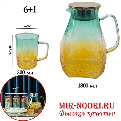 Набор графин+ 6 кружек 3760 (1х8)
