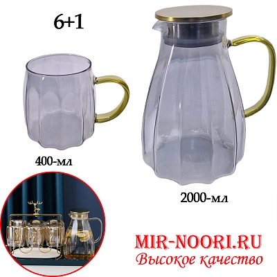 Набор графин+ 6 кружек 3769 (1х8)