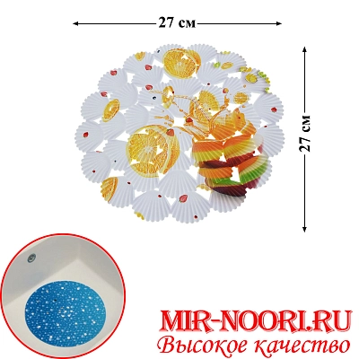 Коврик для раковины кругл. 9929 (1х240)