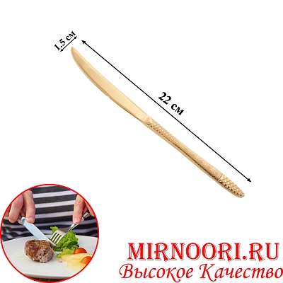 Нож столовый ЗОЛОТО 5002-4(1х600)