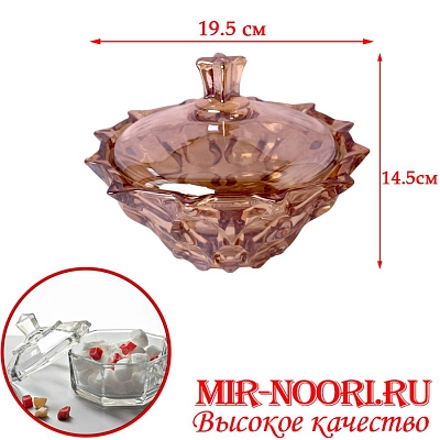 Сахарница стекло 5276 (1х12)