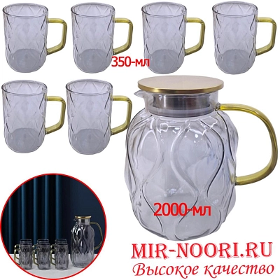 Набор графин + 6 кружек 3772 (1х8)