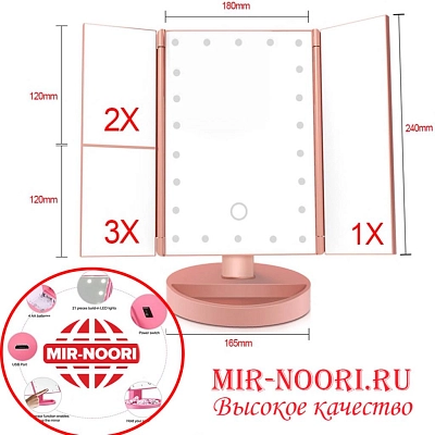 Зеркало с Подсветкой. 2202 (1х24)